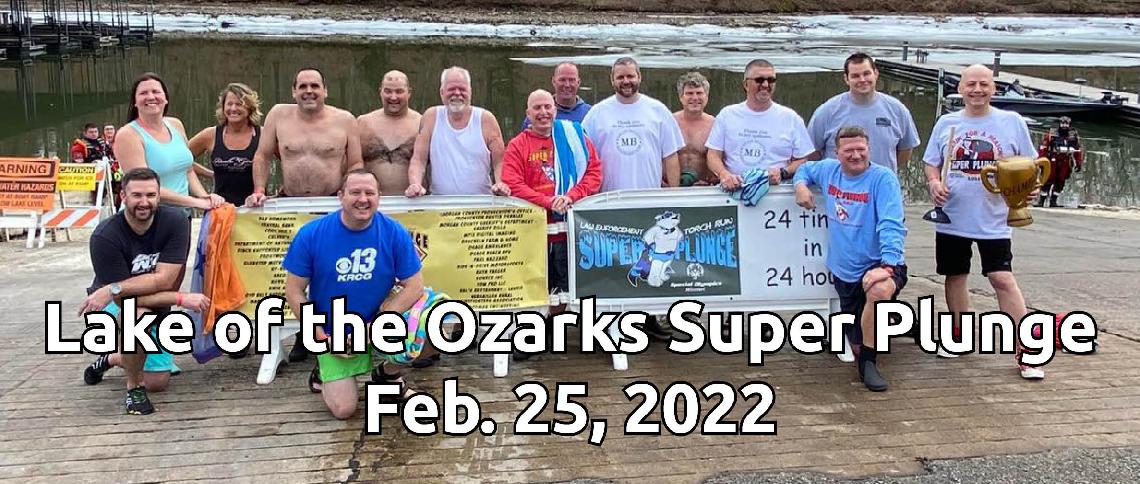 2022 Lake of the Ozarks Super Plunge logo banner